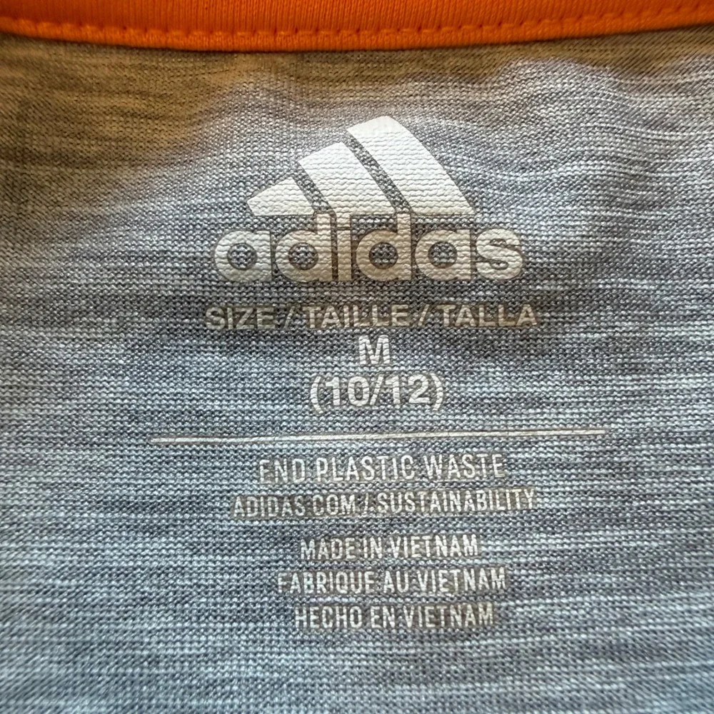 Adidas Boys Graphic T-Shirt Lot of 2 White and Grey‎ M 10/12 L 14/16